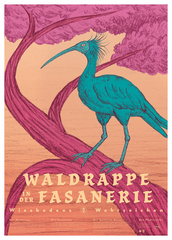 Waldrappe in der Fasanerie